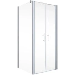 Schulte Pendeltür Alexa Style 2.0 Alu-Natur Glas Klar Hell 90x90x92 Cm -Geschäft Für Duschzubehör 4060991018725 2053 2