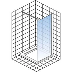 Schulte Walk In MasterClass Chromoptik Echtglas Klar Hell -Geschäft Für Duschzubehör 4060991022708 2053 6