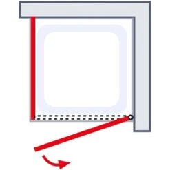 Schulte ExpressPlus Drehtür Seitenwand AlexaStyle2.0Dekor Liane 80cm -Geschäft Für Duschzubehör 4060991037535 2053 6