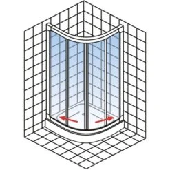 Schulte ExpressPlus Runddusche Kristall/Trend Inkl. Duschwanne 80x80cm 14 Schulte ExpressPlus Runddusche Kristall/Trend Inkl. Duschwanne 80x80cm -Geschäft Für Duschzubehör 4060991038143 2053 5