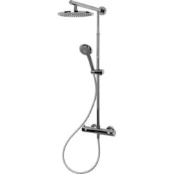 Schulte ExpressPlus Kopfdusche Rain Classic Plus Mit Thermostat Verchromt Rund