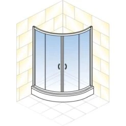 Schulte ExpressPlus Runddusche Sunny Sicherheitsglas Alpinweiß 190x90x90cm 14 Schulte ExpressPlus Runddusche Sunny Sicherheitsglas Alpinweiß 190x90x90cm -Geschäft Für Duschzubehör 4060991051098 2053 5