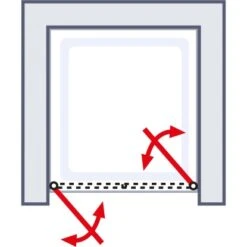 Schulte ExpressPlus Pendeltür Sunny In Nische 180x75cm Alu Natur -Geschäft Für Duschzubehör 4060991055256 2053 6