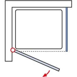 Schulte ExpressPlus Set Duschkabine Mit Drehtür Garant Mit Duschwanne 200x80 -Geschäft Für Duschzubehör 4060991056222 2053 5