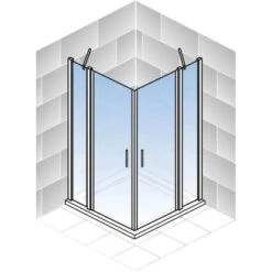 Schulte ExpressPlus Set Eckeinstieg AlexaStyle2.0 Mit Duschwanne 192x80cm -Geschäft Für Duschzubehör 4060991056994 2053 5