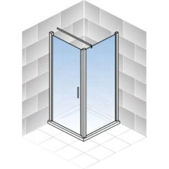 Schulte ExpressPlus Set Duschkabine Mit Drehtür AlexaStyle2.0 Mit DW 192x80cm -Geschäft Für Duschzubehör 4060991057038 2053 5