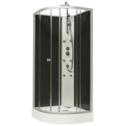 Schulte ExpressPlus Wellnesskabine Rhodos Mit Schiebetür Alu Natur 225x85x85cm -Geschäft Für Duschzubehör 4060991057212 2053 2