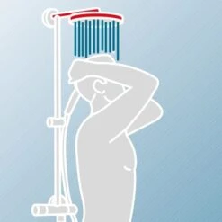 Schulte Duschsystem Rain Classic Mit Thermostat Kopfbrause Rund -Geschäft Für Duschzubehör 4060991060427 9 1