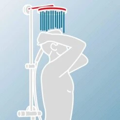 Schulte Duschsystem Rain II Mit Ablage White Style Thermostat -Geschäft Für Duschzubehör 4060991062742 11