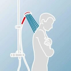 Schulte Duschsystem Rain II Mit Ablage White Style Thermostat -Geschäft Für Duschzubehör 4060991062742 12