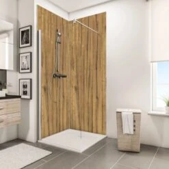 Schulte ExpressPlus DecoDesign Duschrückwand Dekor Schwarzwaldeiche 255 X 150 Cm -Geschäft Für Duschzubehör 4060991068119 Bild03