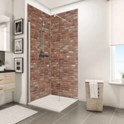 Schulte ExpressPlus DecoDesign Duschrückwand Dekor Klinker 255x150cm -Geschäft Für Duschzubehör 4060991068126 Bild03