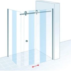 Schulte Schiebetür Toura Mit Seitenwand L 200 X 120 X 80 Cm Schwarz Klar Hell 12 Schulte Schiebetür Toura Mit Seitenwand L 200 X 120 X 80 Cm Schwarz Klar Hell -Geschäft Für Duschzubehör 4060991069932 2053 5