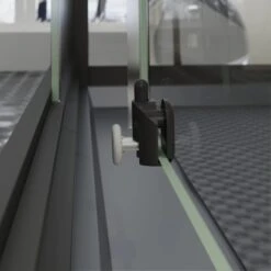 Schulte ExpressPlus Komplettdusche-Schiebetür Bali Mattschwarz 215 Cm X 115 Cm -Geschäft Für Duschzubehör 4060991074998 2053 CU 07