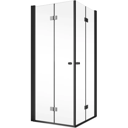 Schulte ExpressPlus Drehfalttür Eckeinstieg Garant 2.0 Mattschwarz 200 X 100 Cm 4 Schulte ExpressPlus Drehfalttür Eckeinstieg Garant 2.0 Mattschwarz 200 X 100 Cm – Bild 2