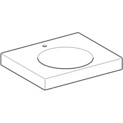 Geberit Waschbecken Preciosa II 60 Cm Weiß Mit Ablagefläche 7 Geberit Waschbecken Preciosa II 60 Cm Weiß Mit Ablagefläche -Geschäft Für Duschzubehör 4123 123262000 Perspective