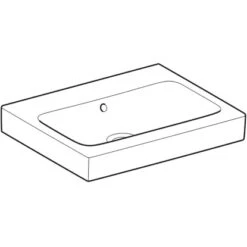 Geberit Waschbecken ICon 60 Cm Überlauf KeraTect -Geschäft Für Duschzubehör 4123 124063600 Perspective