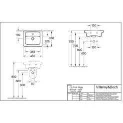 Villeroy & Boch Boch Ablaufhaube Subway Pergamon CeramicPlus-Beschichtung -Geschäft Für Duschzubehör 4123 vbtz 4v3145 724400 5 1