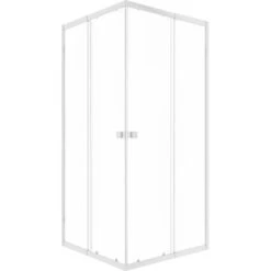 Baliv Duschkabine DUK-90.10E 77 Cm - 90 Cm Chrom -Geschäft Für Duschzubehör 4250312107706 S01 080720 L