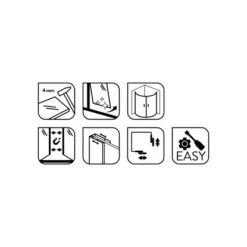 Baliv Duschkabine DUK-80.20R 80 Cm X 80 Cm Chrom -Geschäft Für Duschzubehör 4250312107720 WEB02 270521