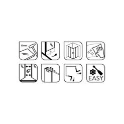 Baliv Duschkabine DUK-90.70E 90 Cm X 90 Cm Chrom 22 Baliv Duschkabine DUK-90.70E 90 Cm X 90 Cm Chrom -Geschäft Für Duschzubehör 4250312110980 WEB02 270521