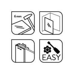 Baliv Duschabtrennung Walk-In DUK-120.80 120 Cm X 195 Cm Chrom -Geschäft Für Duschzubehör 4250312111000 WEB02 270521