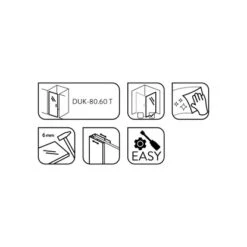 Baliv Seitenwand Für Duschkabine DUK-80.60W 80 Cm X 195 Cm Chrom 22 Baliv Seitenwand Für Duschkabine DUK-80.60W 80 Cm X 195 Cm Chrom -Geschäft Für Duschzubehör 4250312111062 WEB02 270521