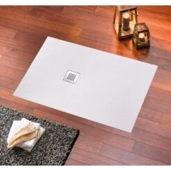 Ottofond Duschwanne Strato 100 Cm X 80 Cm X 2,4 Cm Weiß -Geschäft Für Duschzubehör 440896 3209 3