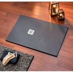 Ottofond Duschwanne Strato 100 Cm X 80 Cm X 2,4 Cm Anthrazit -Geschäft Für Duschzubehör 440898 3209 2