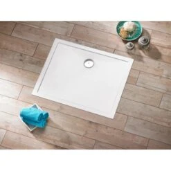 Ottofond Duschwanne Memphis 90 Cm X 90 Cm X 3,5 Cm Weiß -Geschäft Für Duschzubehör 441013 3209 3