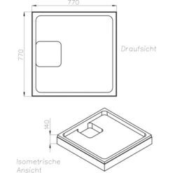 Ottofond Wannenträger Pearl 80 Cm X 80 Cm 5 Ottofond Wannenträger Pearl 80 Cm X 80 Cm -Geschäft Für Duschzubehör 441041 3209 2
