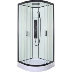 Sanotechnik Komplettduschkabine Sky 1 CL73 Schwarz -Geschäft Für Duschzubehör 447529 4633 1