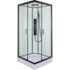 Sanotechnik Komplettduschkabine Sky 2 CL74 Schwarz -Geschäft Für Duschzubehör 447531 4633 1