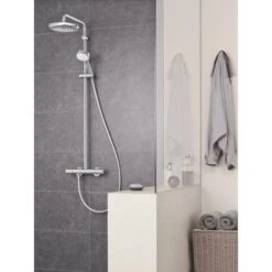 Grohe Duschsystem Tempesta Cosmopolitan 210 Chrom Mit Thermostatbatterie -Geschäft Für Duschzubehör 4520 ZZH T27922C01 000 01