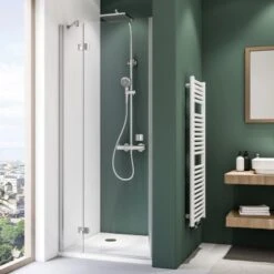 Breuer Drehtür Für Nische Espira Anschlag Links Chrom Mastercarré 80 Cm