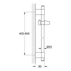 Grohe Brausestange Power & Soul 60 Cm Chrom 5 Grohe Brausestange Power & Soul 60 Cm Chrom -Geschäft Für Duschzubehör 468134 4520 GroheBrausen 3