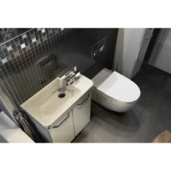 Fackelmann Keramik-Waschbecken 55 Cm Milano Weiß -Geschäft Für Duschzubehör 480520 3254 3