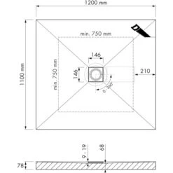 ESS Easy Drain Duschboard Aqua Brillant 120 X 110 Cm Komplettset 13 ESS Easy Drain Duschboard Aqua Brillant 120 X 110 Cm Komplettset -Geschäft Für Duschzubehör 4855755 1709 tz