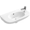 Villeroy & Boch Handwaschbecken Compact O.novo 50 Cm Weiß Mit Hahnloch Und ÜL -Geschäft Für Duschzubehör 511730 1709 VB53615301