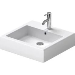 Duravit Waschbecken Vero 50 Cm Weiß Mit Überlauf + 1 Hahnloch