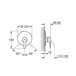 Grohe Einhand-Brausebatterie Lineare Chrom -Geschäft Für Duschzubehör 517948 4520 2052624