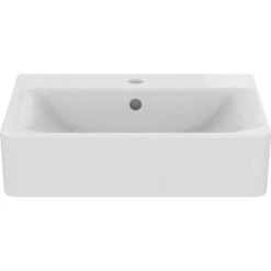 Ideal Standard Waschtisch Connect Cube 55 X 46 Cm 1 Hahnloch Mit Überlauf Weiß -Geschäft Für Duschzubehör 539483 3049 3