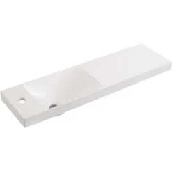 Fackelmann Design-Waschbecken 80 Cm Scera Slim Weiß