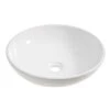 Aufsatzwaschbecken Ø 42 Cm Rund Weiß -Geschäft Für Duschzubehör 564508 picture1