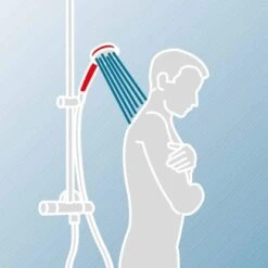 Schulte DuschMaster Rain Mit Einhebelmischer Rund BlackStyle -Geschäft Für Duschzubehör 577661 2053 3