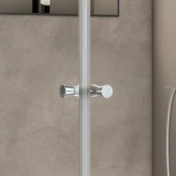 Schulte Eckeinstieg Mit Schiebetüren Sunny 180 Cm X 75-90 Cm Silber Klarglas -Geschäft Für Duschzubehör 5777008 CU 01 2