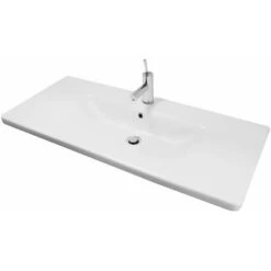 Fackelmann Waschbecken 100 Cm Lavella Weiß