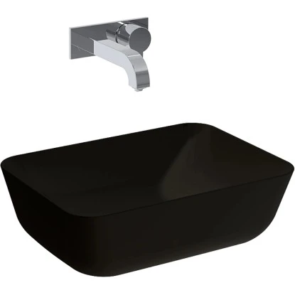 Maximus Aufsatzwaschbecken 45,5 Cm Reni Keramik Schwarz 3 Maximus Aufsatzwaschbecken 45,5 Cm Reni Keramik Schwarz