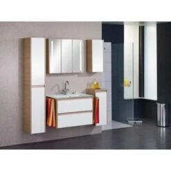 Fackelmann Glaswaschbecken 80 Cm Viora Weiß -Geschäft Für Duschzubehör 608946 picture 3