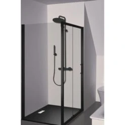 Ideal Standard Duschsystem Ceratherm T25 Kopfbrause 30 Cm Silk Black -Geschäft Für Duschzubehör 611775 3049 5